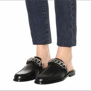 Givenchy Black Chain Mule loafers